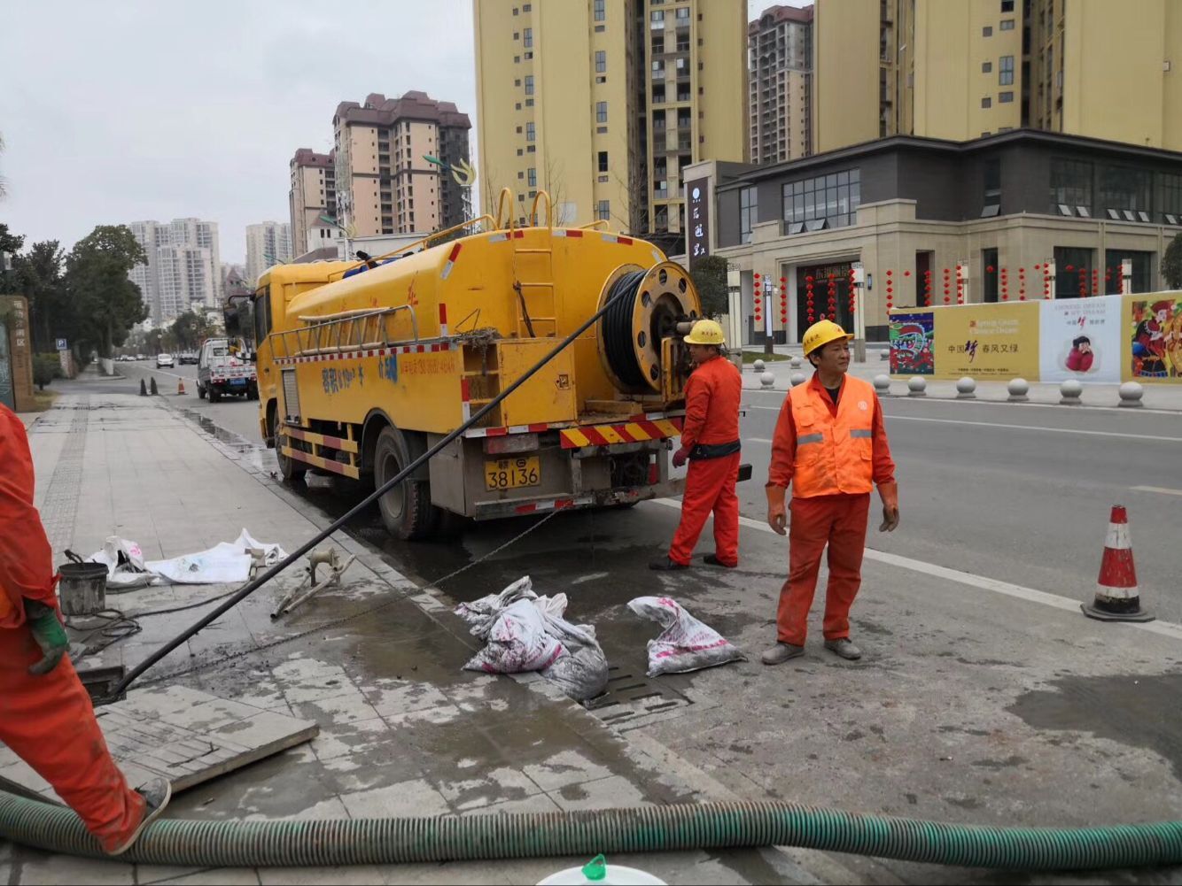 西秀排污管道清淤-管道清洗